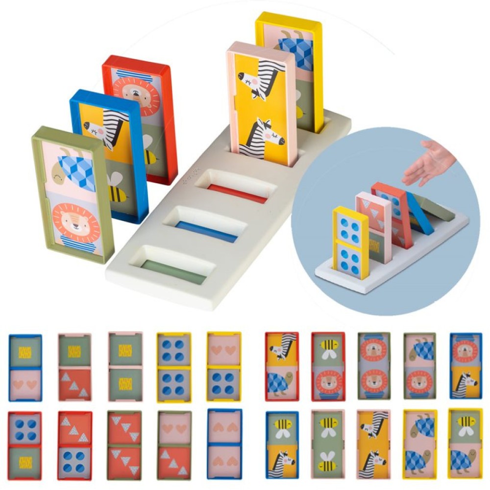 Taf Toys Domino XL – Gra Edukacyjna dla Dzieci 18M+