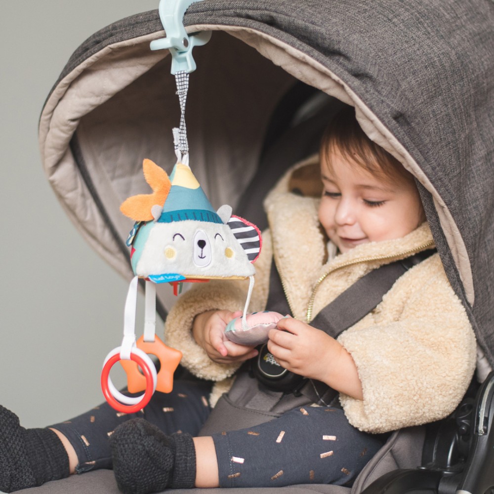 Taf Toys Zawieszka Piramida Biegun Północny – Zabawka Aktywizująca z Klipsem