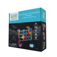 Cleverclixx Klocki magnetyczne – zestaw Ball Run Dazzling Lights Pack Intense - 100 el., Od 3 lat Cleverclixx Klocki magnetyczne – zestaw Ball Run Dazzling Lights Pack Intense - 100 el., Od 3 lat