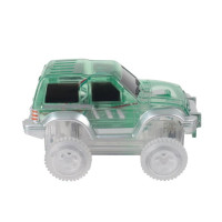 Cleverclixx – Race Track Car Pastel Green, Od 3 lat