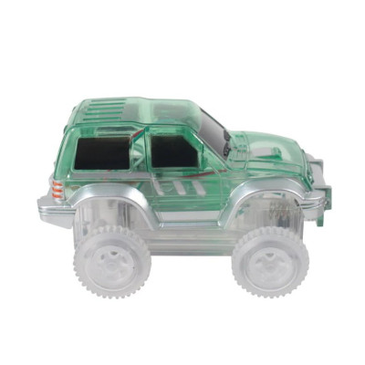 Cleverclixx – Race Track Car Pastel Green, Od 3 lat