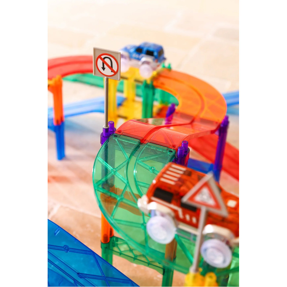 Cleverclixx – Race Track Car Blue, Od 3 lat