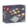 Janod – Drewniany zestaw do pieczenia ciasteczek 21 el. Shiny Grandma 3+