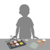 Janod – Drewniany zestaw do pieczenia ciasteczek 21 el. Shiny Grandma 3+