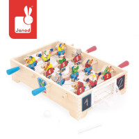 Janod – Gra zręcznościowa drewniana Mini hokej Applepop 3+