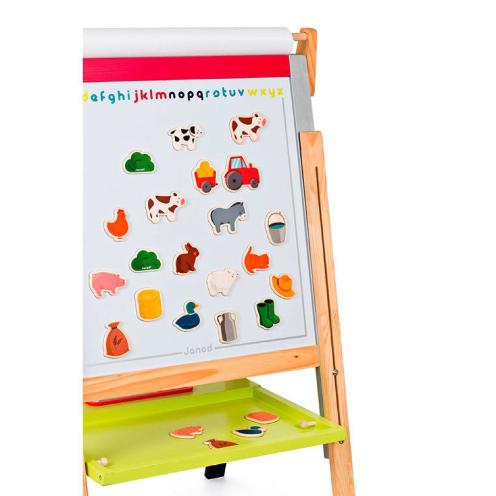 Janod – Magnesy drewniane Farma 24 sztuki