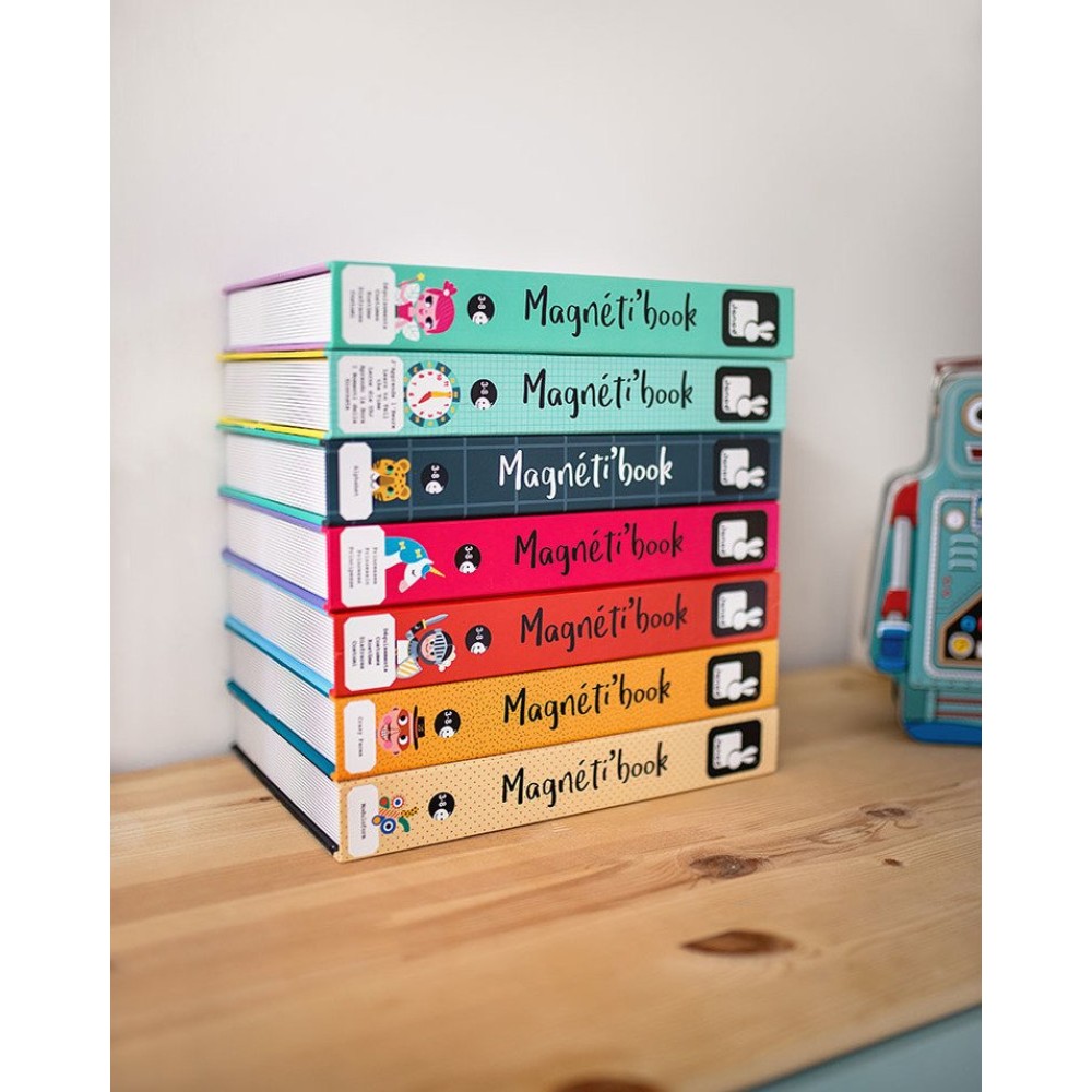 Janod – Magnetyczna układanka Śmieszne buzie Chłopiec Magnetibook Janod – Magnetyczna układanka Śmieszne buzie Chłopiec Magnetibook