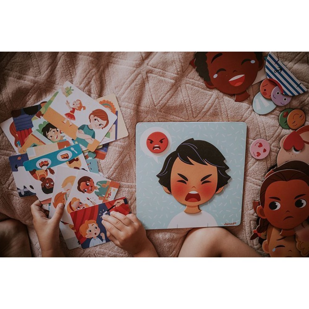 Janod – Magnetyczna układanka Emocje Janod – Magnetyczna układanka Emocje