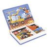 Janod – Magnetyczna układanka Plac budowy Magnetibook 3-8 lat