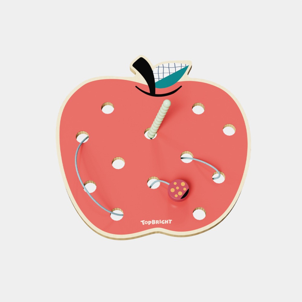 Topbright Robaczki w jabłuszku Gra logiczna dla dzieci