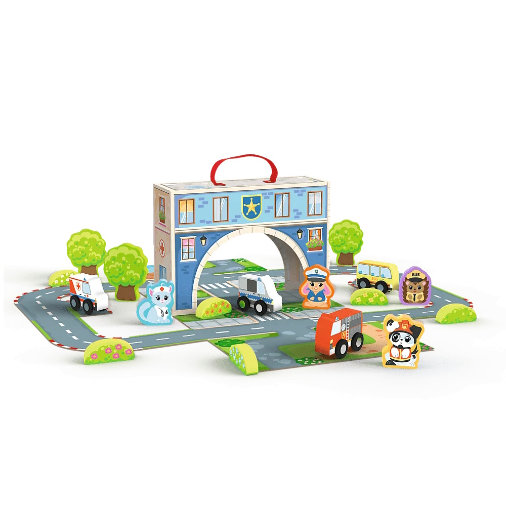 Trefl – Zabawka drewniana City Tiny Tails, Magnetic Box