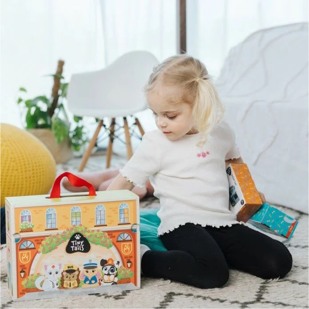 Trefl – Zabawka drewniana City Tiny Tails, Magnetic Box