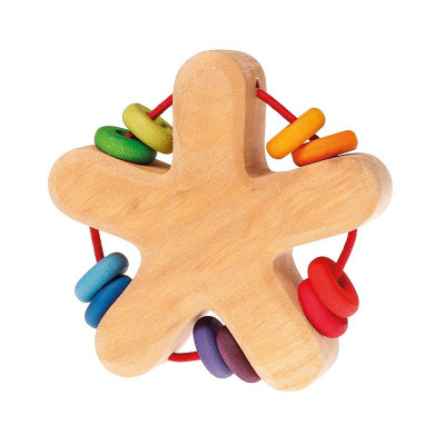 Grimm's – Grzechotka Gwiazdka, kolorowa, 0+