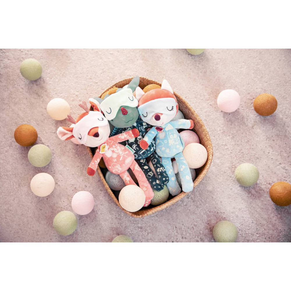 Lilliputiens – Przytulanka do spania z elementami fluorescencyjnymi Sarenka Stella 6m+