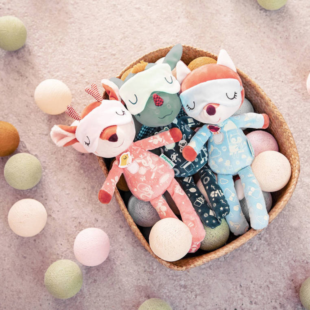 Lilliputiens – Przytulanka do spania z elementami fluorescencyjnymi Sarenka Stella 6m+