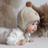 Zaffiro – Czapeczka Tulip wełniana Nevada M 6-12m grey