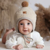 Zaffiro – Czapeczka Tulip wełniana Nevada M 6-12m grey