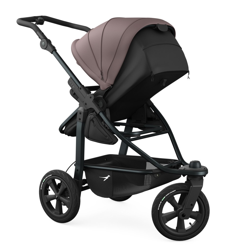 TFK Mono 3 - wózek dziecięcy terenowy 2w1 (gondola Combi / siedzisko), pompowane koła • Brown