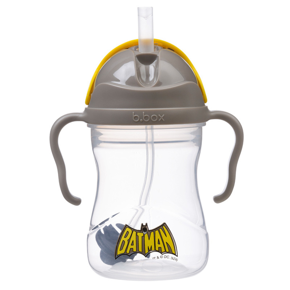 b.box - bidon dla dzieci - kubek niekapek ze słomką 240 ml • Batman