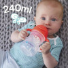 b.box - bidon dla dzieci - kubek niekapek ze słomką 240 ml • Jabłkowy
