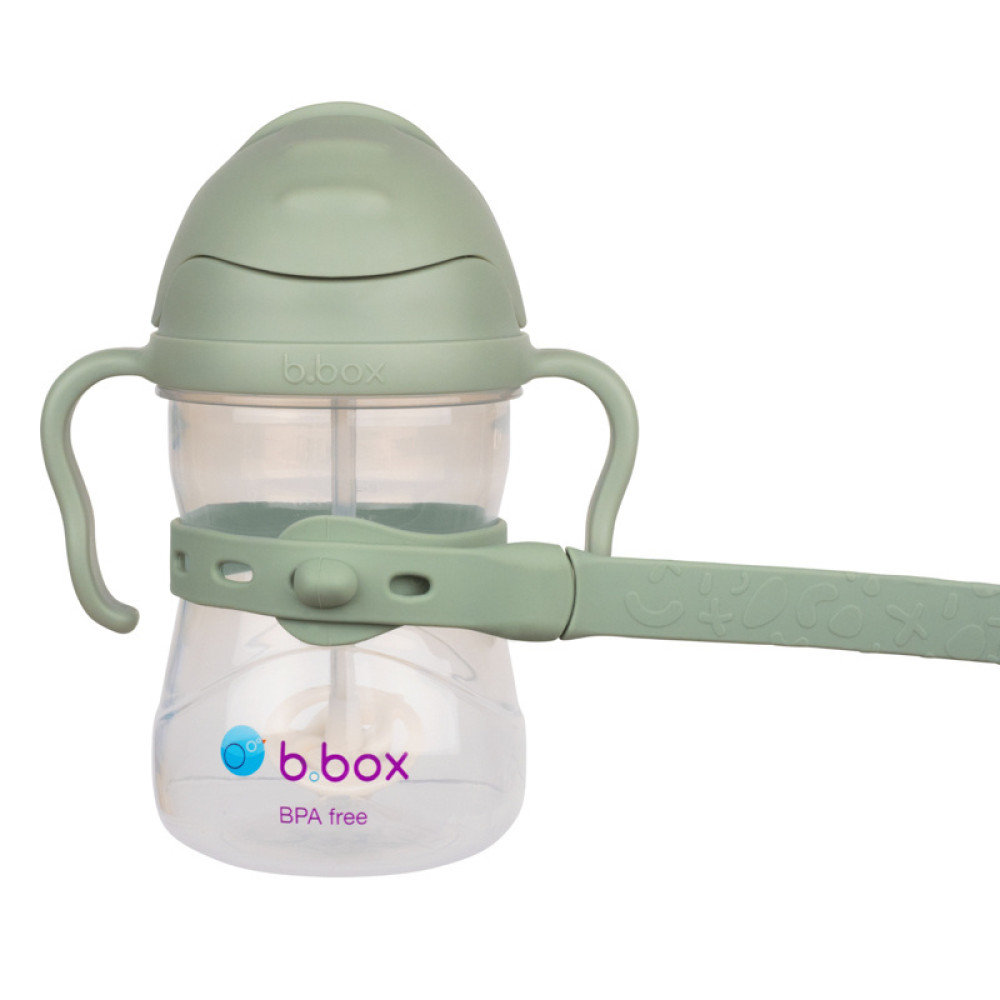 b.box - ремінець для поїльника зі соломинкою • Sage