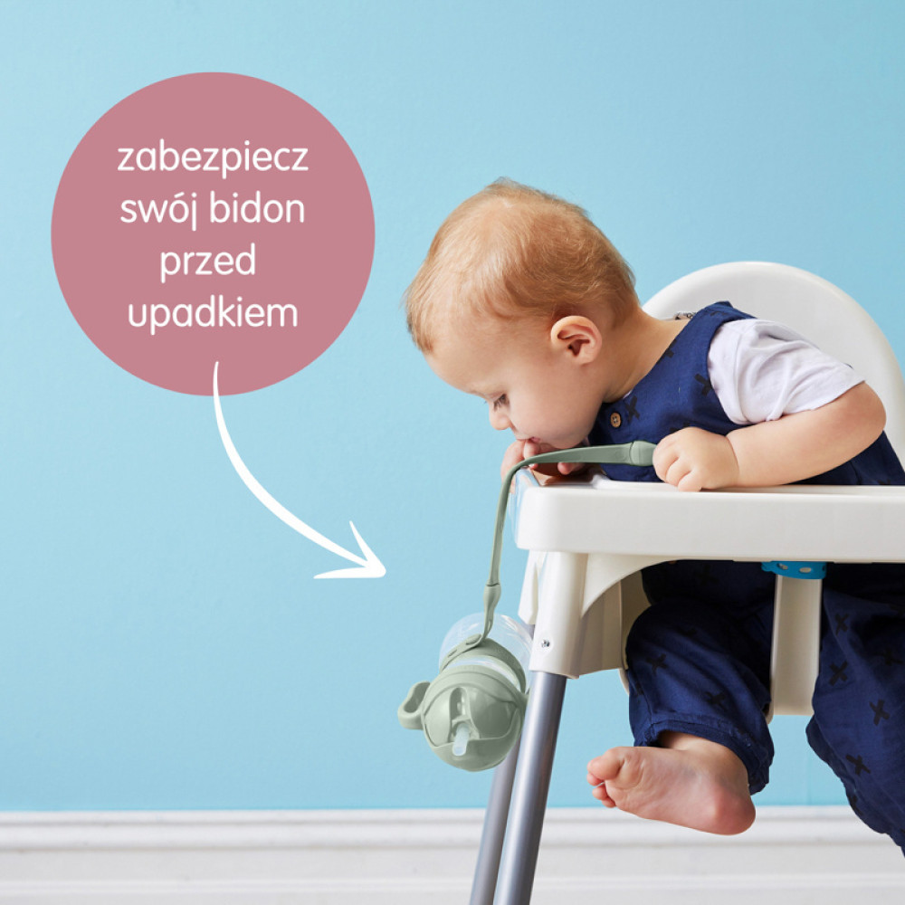 b.box - ремінець для поїльника зі соломинкою • Sage