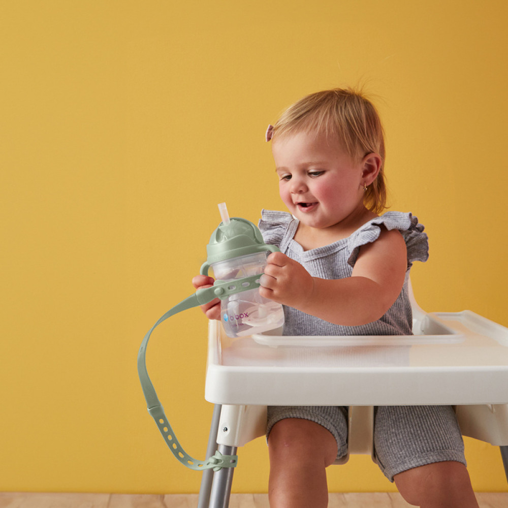 b.box - ремінець для поїльника зі соломинкою • Sage