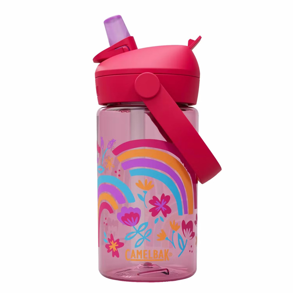 CamelBak - Butelka na wodę dla dzieci Thrive Flip Straw Kids 400ml • Rainbow Floral