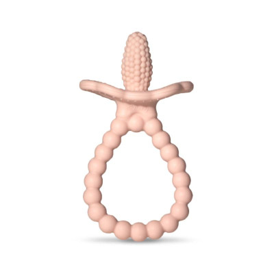 RaZbaby - Силіконовий прорізувач для зубів Soczysta Malina Plus, рожевий