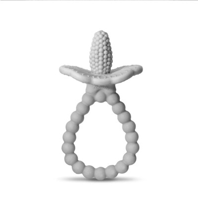 RaZbaby - Силіконовий прорізувач для зубів Soczysta Malina Plus, сірий