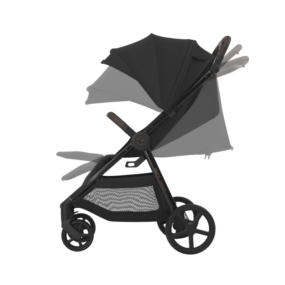 Espiro Wave Pro 2025 - wózek spacerowy, bestsellerowa spacerówka do 22 kg • Taupe Rapsody