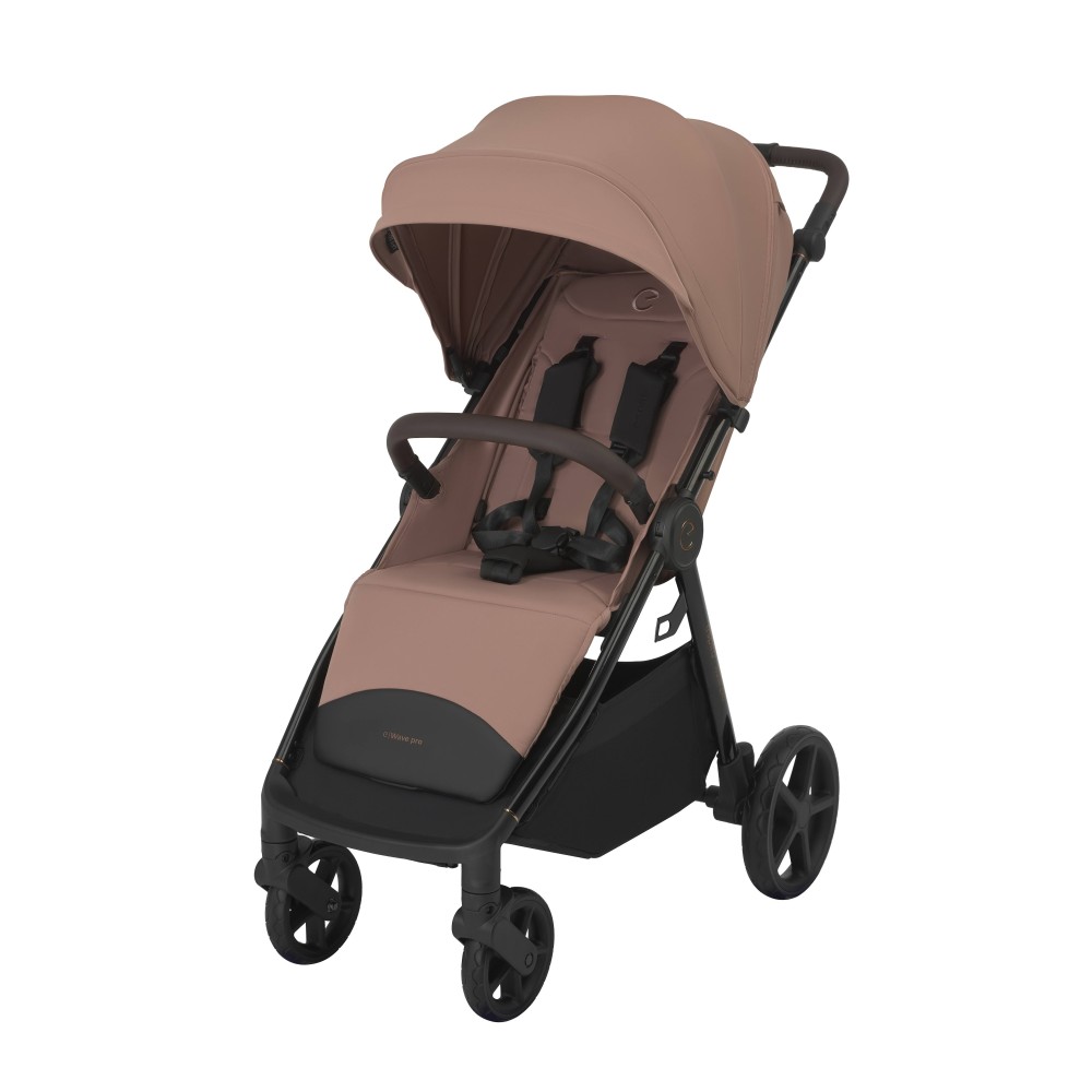 Espiro Wave Pro 2025 - wózek spacerowy, bestsellerowa spacerówka do 22 kg • Pink Melody