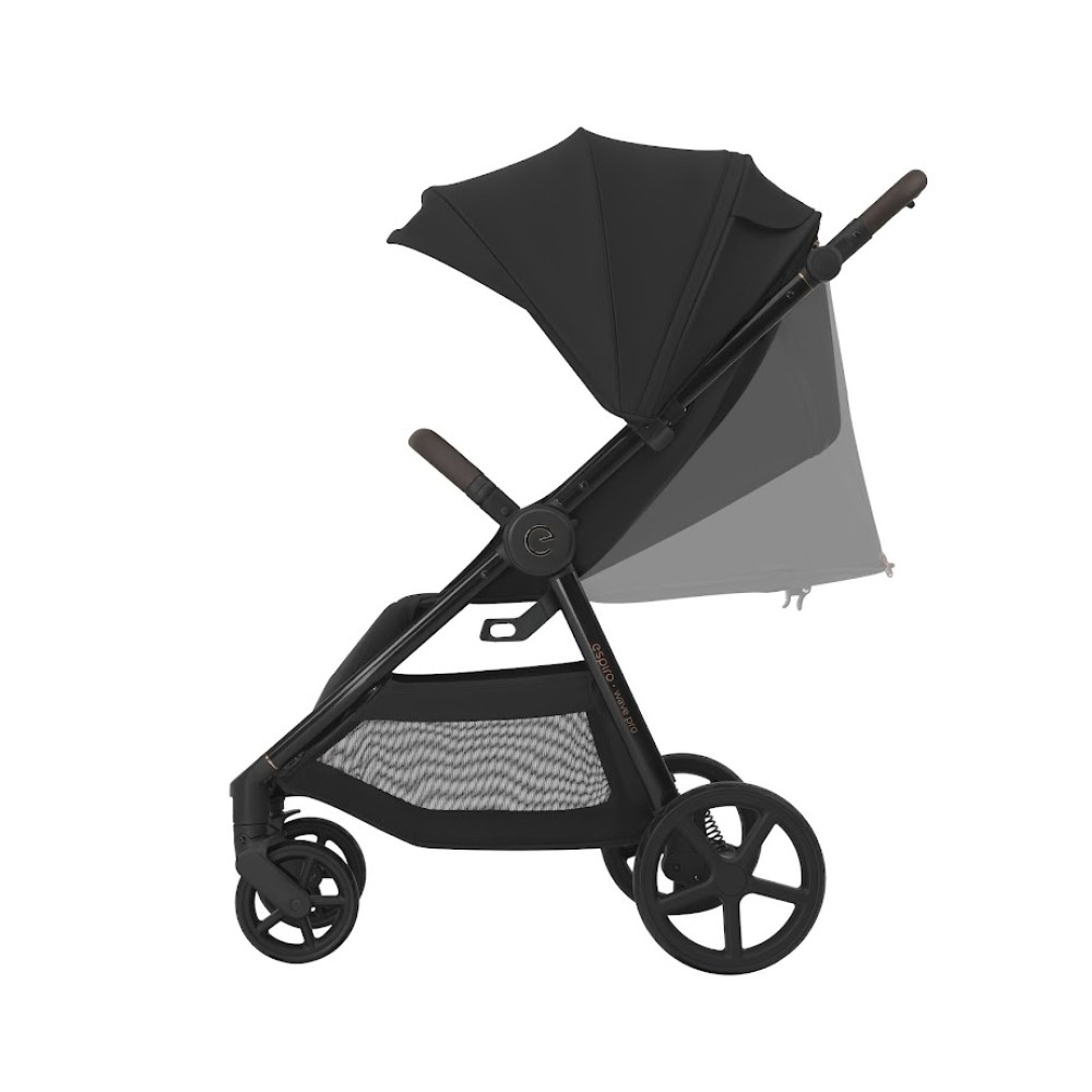 Espiro Wave Pro 2025 - wózek spacerowy, bestsellerowa spacerówka do 22 kg • Pink Melody