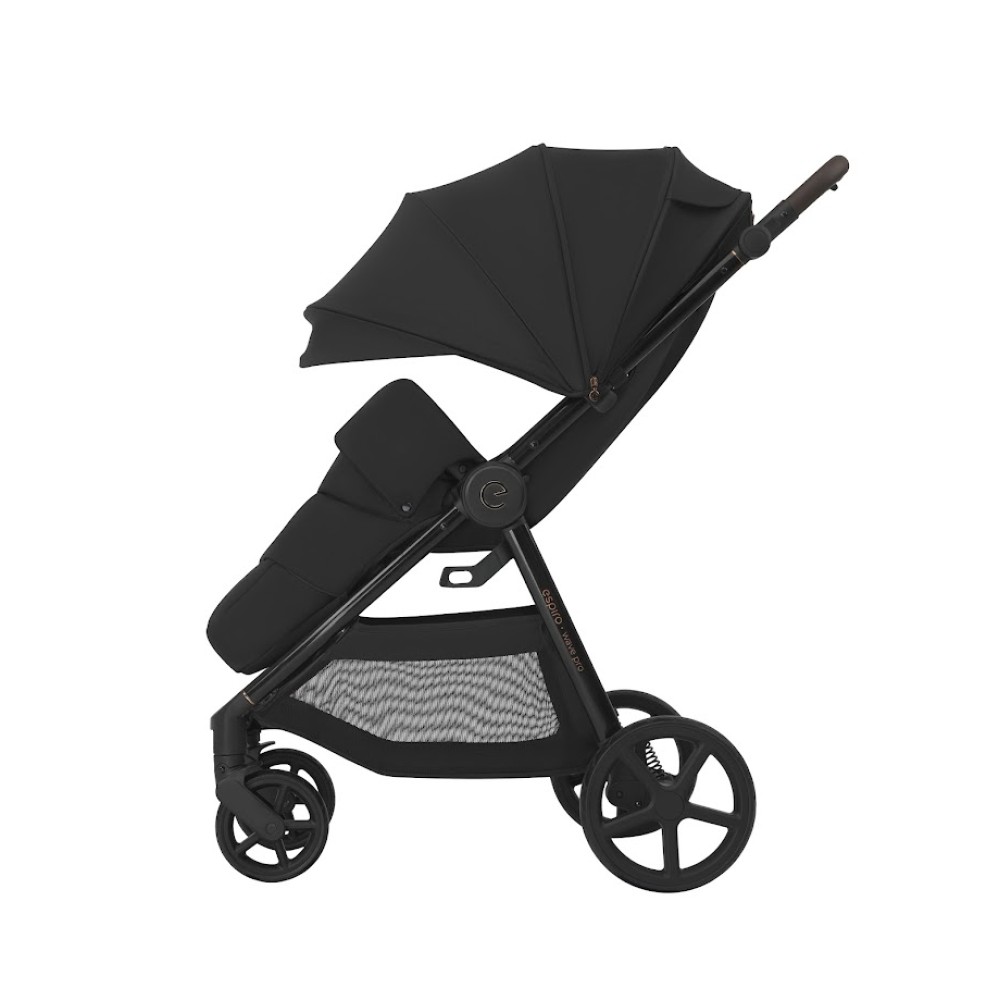 Espiro Wave Pro 2025 - wózek spacerowy, bestsellerowa spacerówka do 22 kg • Pink Melody