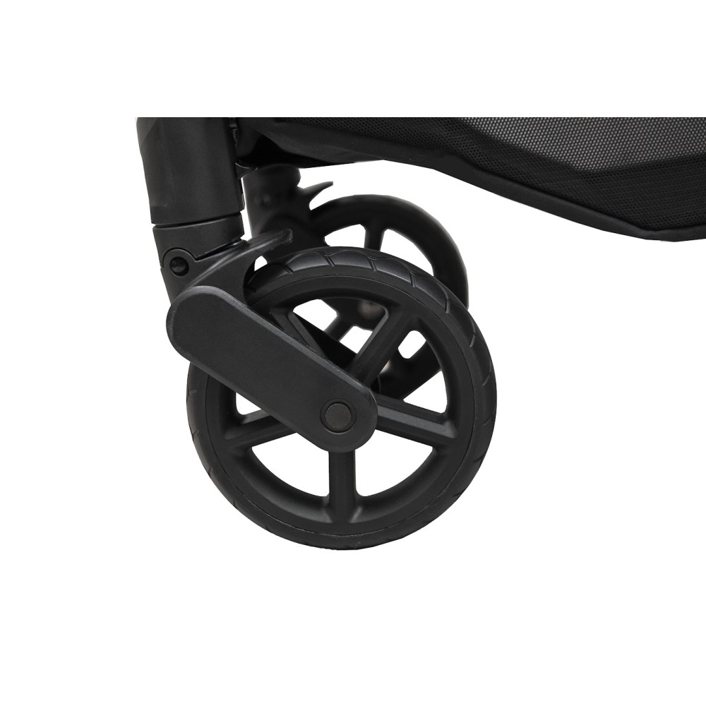 Espiro Wave Pro 2025 - wózek spacerowy, bestsellerowa spacerówka do 22 kg • Classic Black