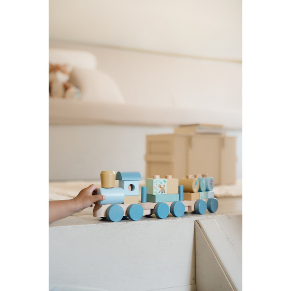 Little Dutch - Pociąg Forest Friends FSC