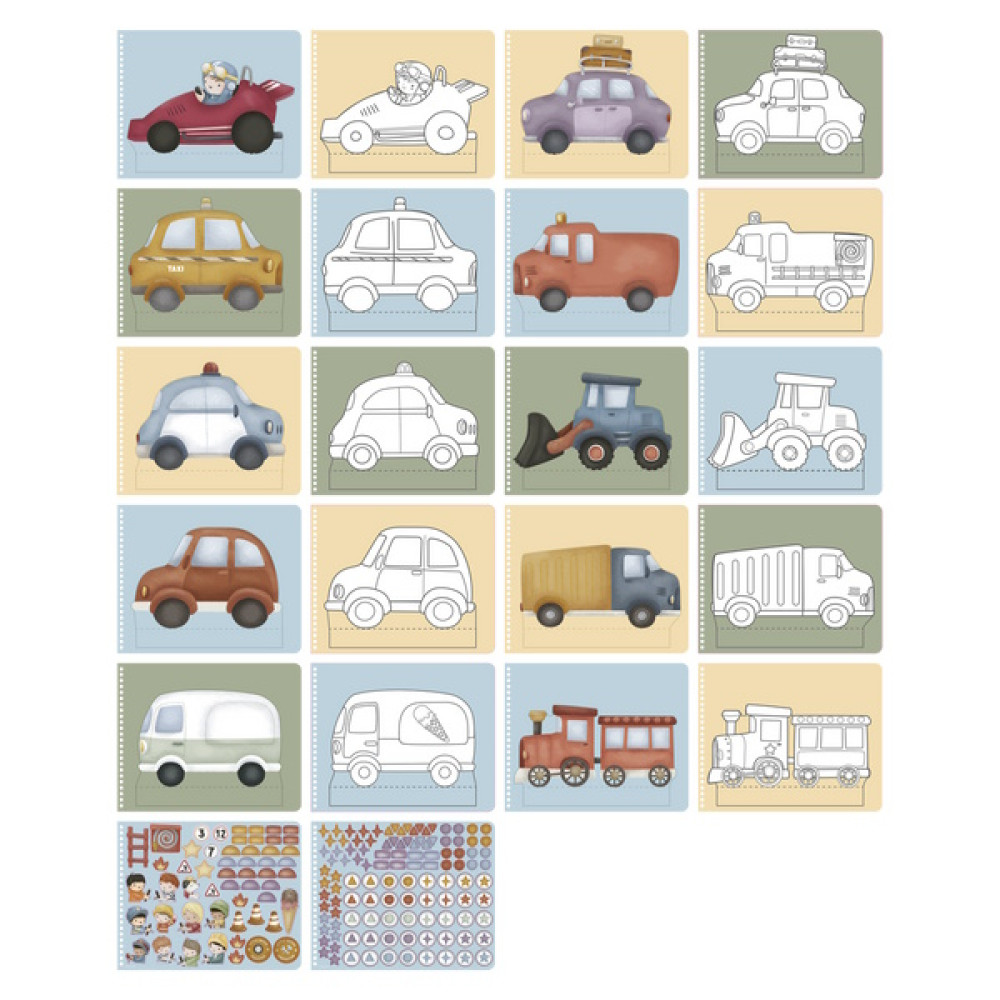 Little Dutch - Kreatywny zeszyt z nożyczkami Jim & Friends