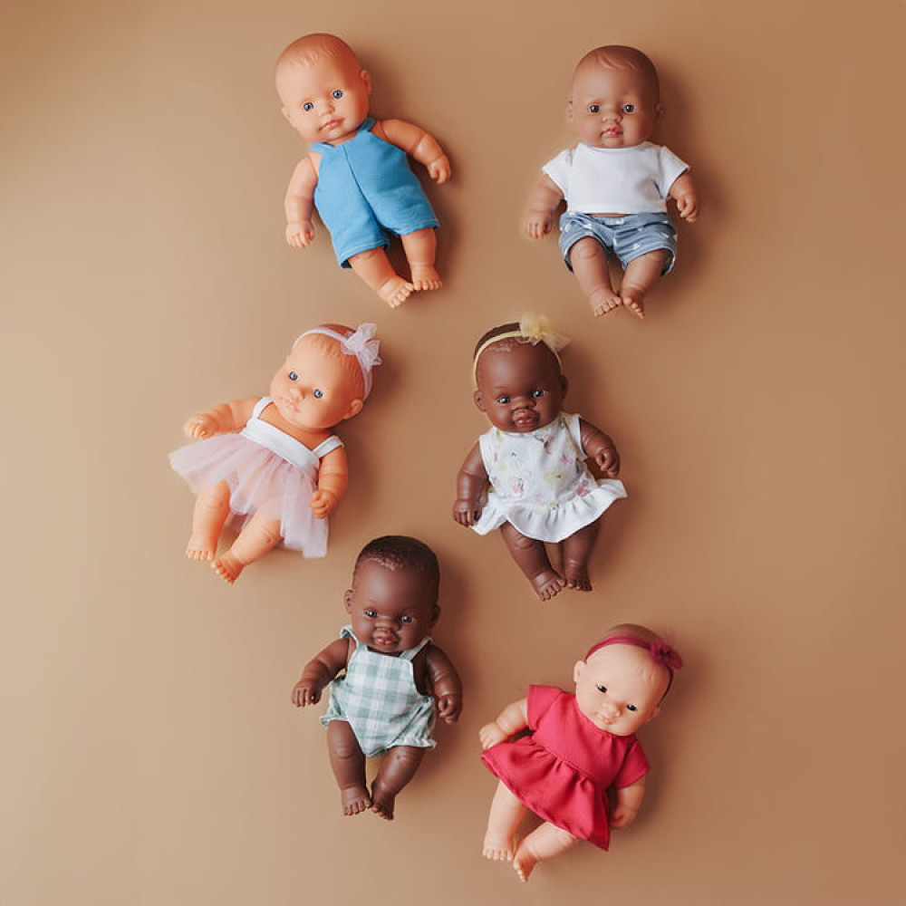 Miniland - Lalka chłopiec Europejczyk 21 cm My Friends & Me