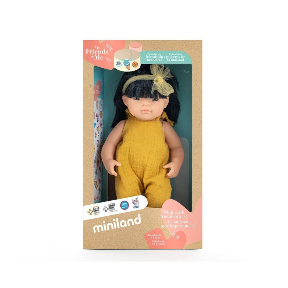 Miniland - Lalka Dziewczynka Azjatka 38 cm My Friends & Me