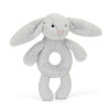 Jellycat - Grzechotka Króliczek - Srebrna 18 cm