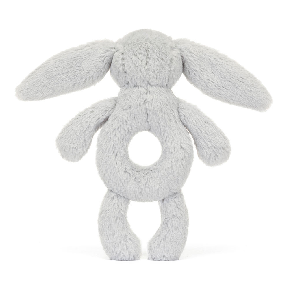 Jellycat - Grzechotka Króliczek - Srebrna 18 cm