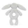 Jellycat - Grzechotka Króliczek - Srebrna 18 cm
