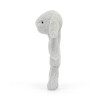 Jellycat - Grzechotka Króliczek - Srebrna 18 cm