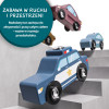 Topbright - Roll&Race Zabawka dla dzieci 2w1 Transporter samochodów i tor wyścigowy 36m+