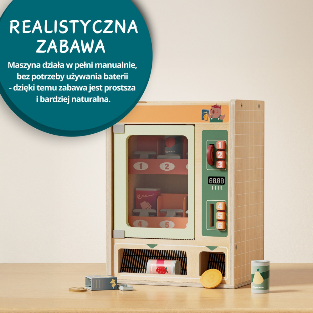 Topbright - Zabawkowy automat sprzedający Shop&Go, edukacyjna zabawka 36m+