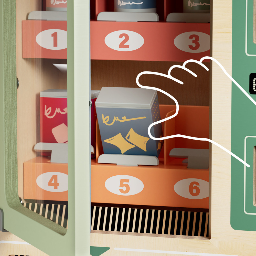 Topbright - Zabawkowy automat sprzedający Shop&Go, edukacyjna zabawka 36m+