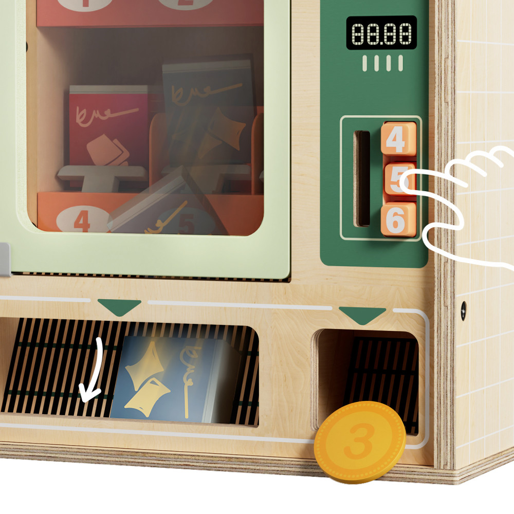 Topbright - Zabawkowy automat sprzedający Shop&Go, edukacyjna zabawka 36m+