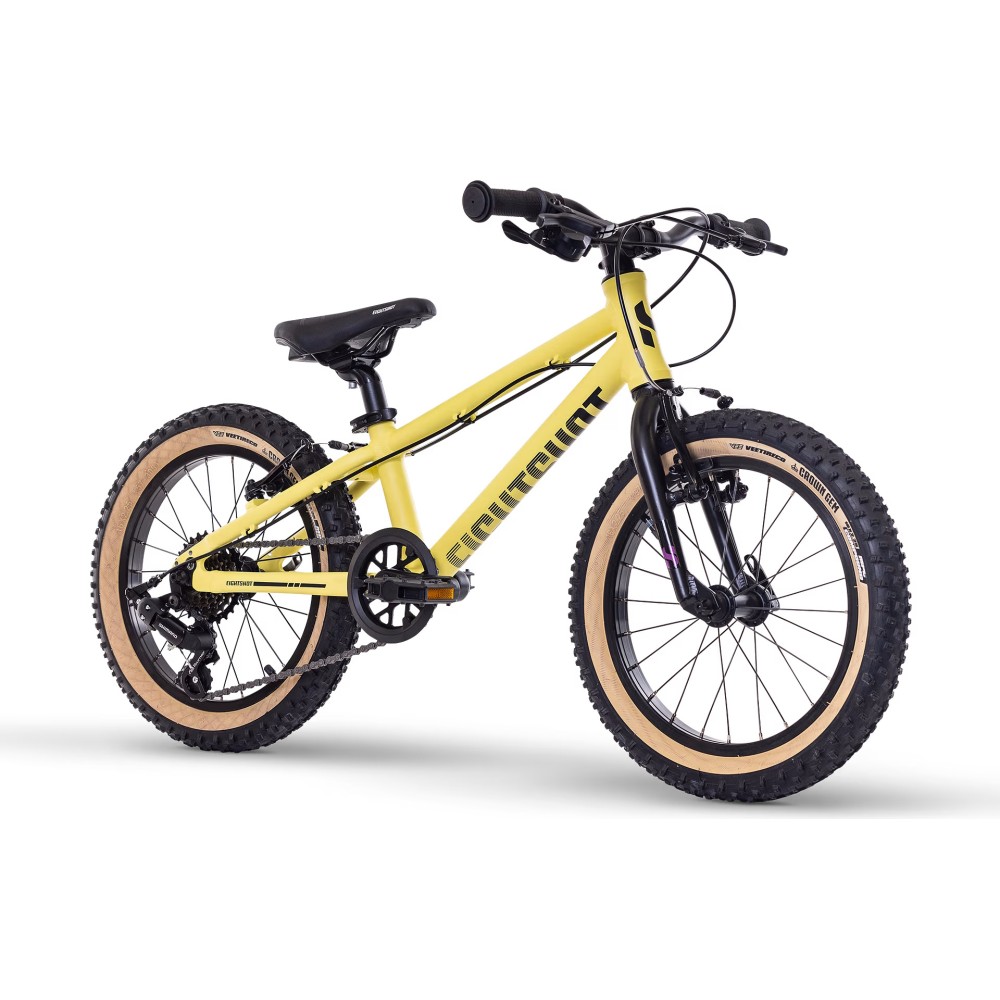 Puky X-Coady 16 SL - rower dla dziecka (3,5+ lata / 105-125 cm), lekki rower górski MTB, 7 biegowa przerzutka, koła 16 cali • Lemon