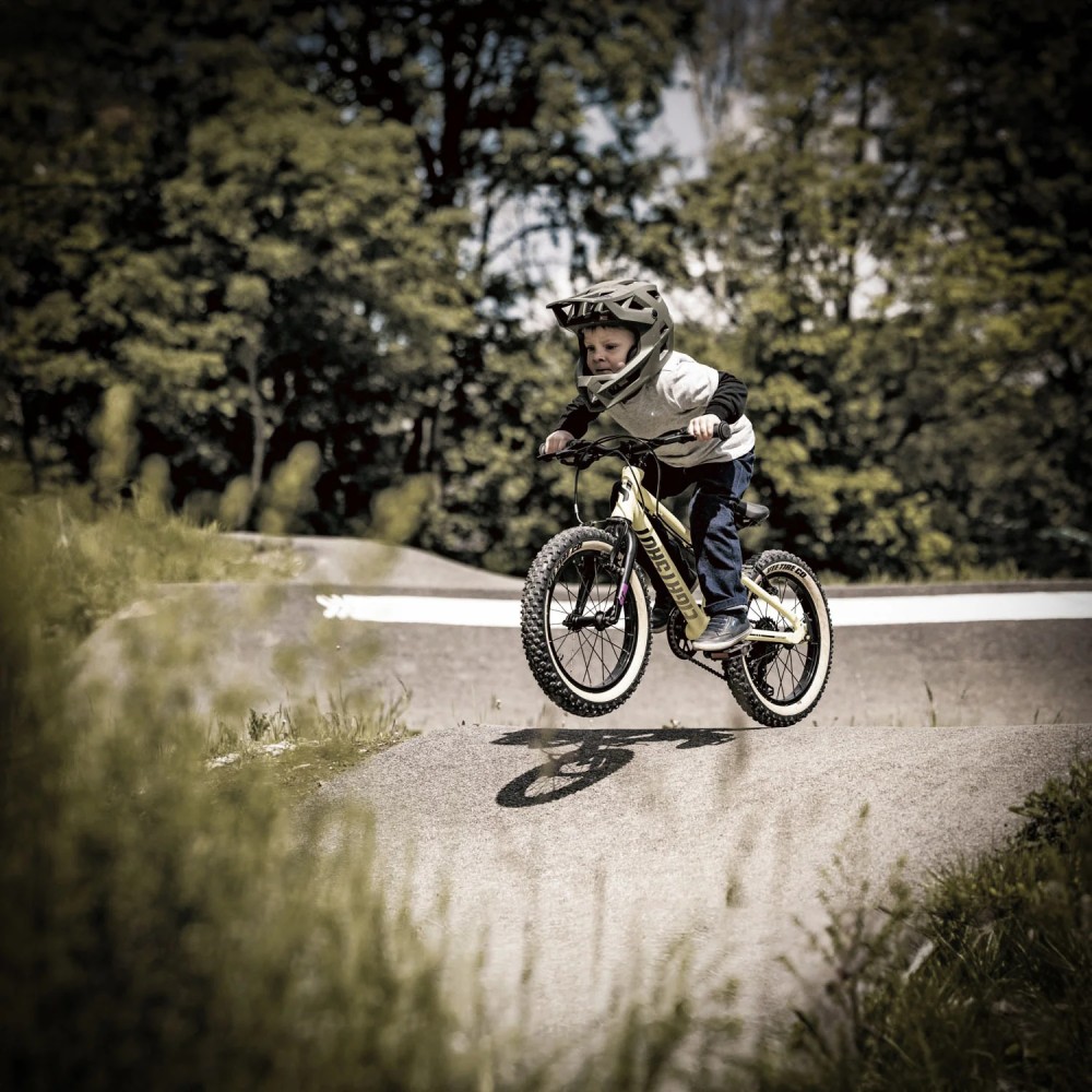 Puky X-Coady 16 SL - rower dla dziecka (3,5+ lata / 105-125 cm), lekki rower górski MTB, 7 biegowa przerzutka, koła 16 cali • Lemon