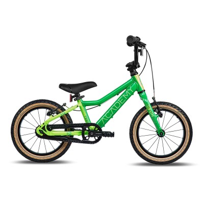 Academy Grade 2 FUNtasy 14“ - rower dla dziecka (2-4 lat / 95-110 cm), lekki 5,6 kg, napęd łańcuchowy, edycja limitowana, koła 14 cali • Green